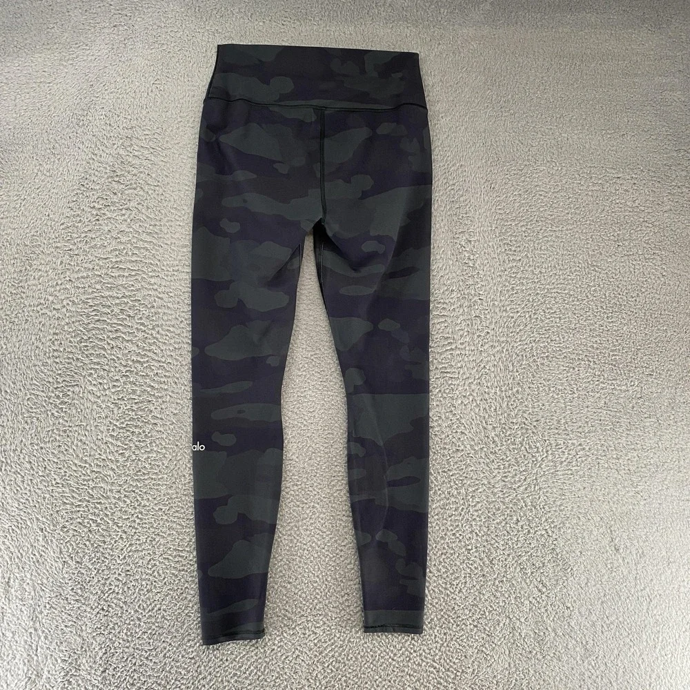 Alo Yoga Airbrush Leggings Womens‎ Small Camo High Waist Workout Stretch